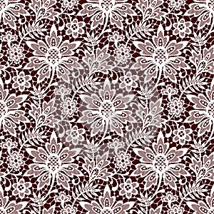 Romantic Lace Seamless Pattern