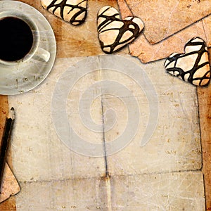 Romantic letter blank series