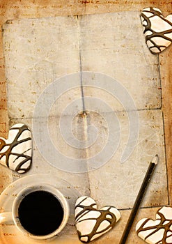 Romantic letter blank series