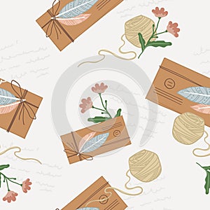 Romantic Letters and Wax Seals Pattern