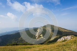 Romantic mountain landscape in summer