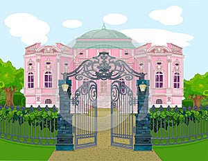 Romantic Palace with Gate