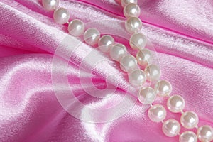 Romantic pearl gift : Valentines card - Stock Photo