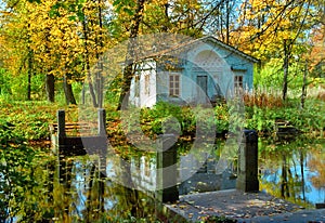 Romantic place in the park