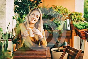 Romantic portrait of beautiful young woman