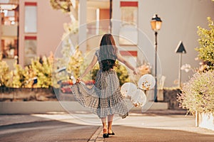 Romantic portrait of pretty young woman