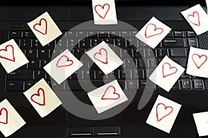 Romantic post it notes