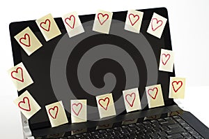 Romantic post it notes