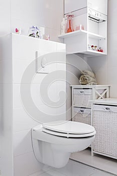 Romantic retro bathroom