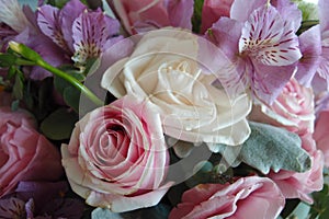Romantic roses for Valentine's day bouquet