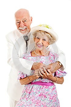 Romantic Southern Senior Couple