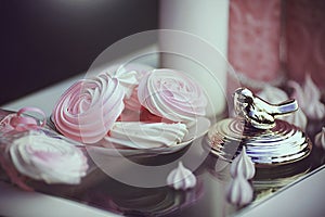 Romantic sweet table.