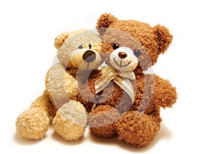 Romantic teddy-bears photo