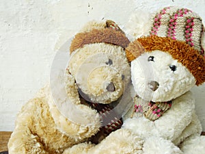 Romantic teddy bears