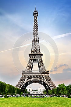 Romantic tower in Paris