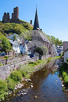 The romantic town of Monreal / Germany in the Eifel