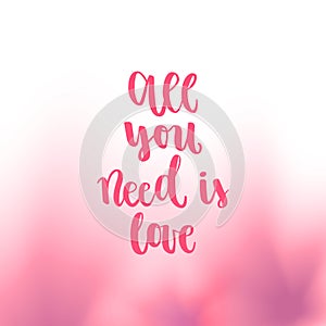 Romantic Typographic poster