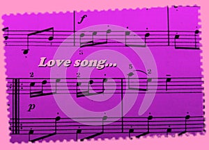 A romantic Valentine`s day card! Love song as a background! Lovely!