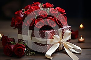 Romantic Valentines Day Deliveries. Express your Love with Stylishly Packaged Red Roses