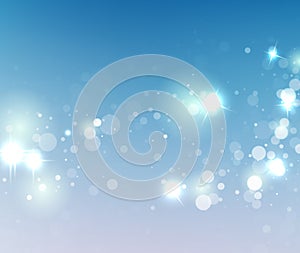 Romantic Vector Bokeh Background With Soft Light Glow