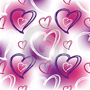Romantic vector pattern.