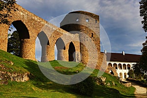 The romantic Velhartice Castle. Situated in the Bohemian Forest, the castle was owned by BuÅ¡ek of Velhartice