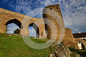 The romantic Velhartice Castle. Situated in the Bohemian Forest, the castle was owned by BuÅ¡ek of Velhartice