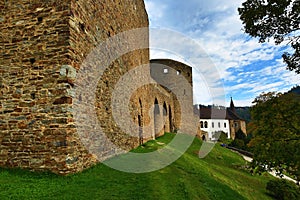 The romantic Velhartice Castle. Situated in the Bohemian Forest, the castle was owned by BuÅ¡ek of Velhartice