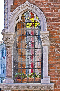 Romantic Venetian window