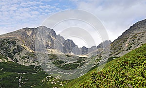 Romantic view, mountain in summer, High Tatras, Slovakia,Europe