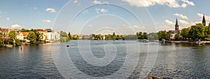 Romantic views of the river Dahme and Spree in Berlin Koepenick photo