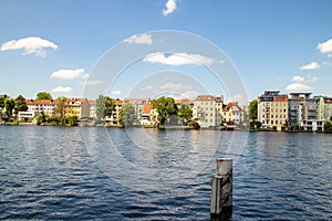 Romantic views of the river Dahme and Spree in Berlin Koepenick photo