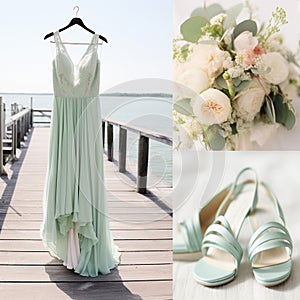 Romantic wedding day elements aesthetics