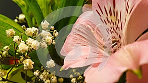 Romantic wedding flower detail blossom