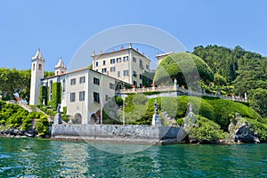 Villa del Balbianello on Lake Como, Lenno, Lombardia, Italy photo