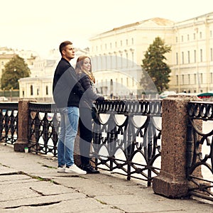 Romantic young couple