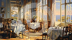 Romanticism Of A Nobleman\'s Hotel In Russia Before 1917
