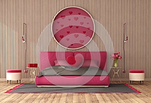 Romatic suite for valentine`s day