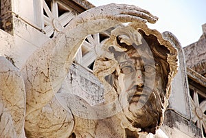 Rome - Adriatic Fountain - Piazza Venezia