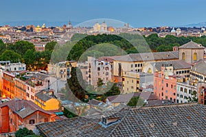 Rome. Aerial view of the city.