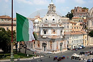 Rome The Catholic Church near the Venice Square.