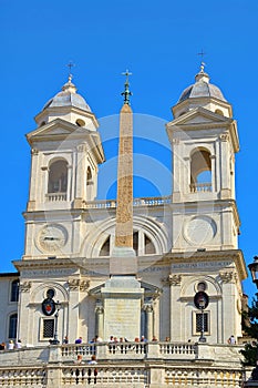 Rome church Trinita dei Monti photo
