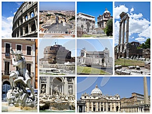 Rome collage