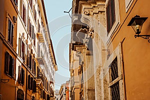 Rome - Architectural Views Near Piazza di Montecitorio