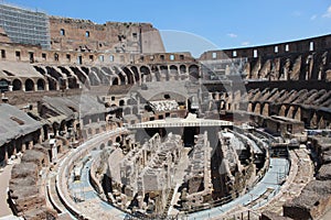 Rome coloseum without people
