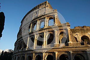 Rome Coloseum Winter