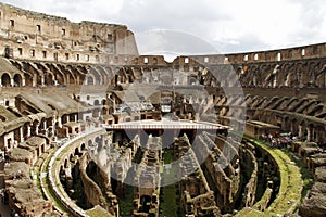 Rome colosseum interior