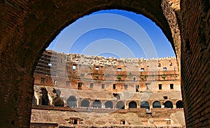Rome Colosseum internal wide