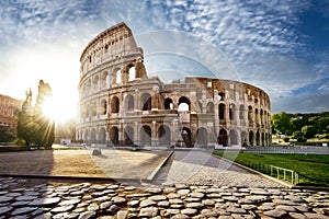 Rome and Colosseum, Italy