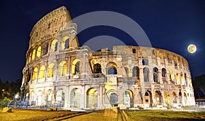 Rome Colosseum by Night